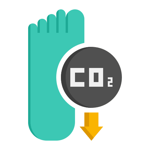 Carbon footprint footprint ecology and environment carbon icon