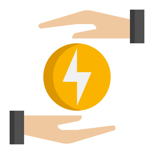Energy saving saving nature electricity icon