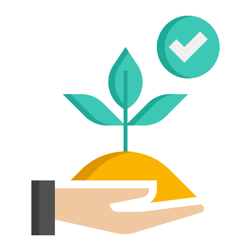 Go green sustainability plant nature icon