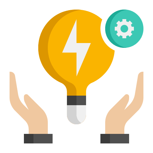 Lighting efficiency reuse efficient icon