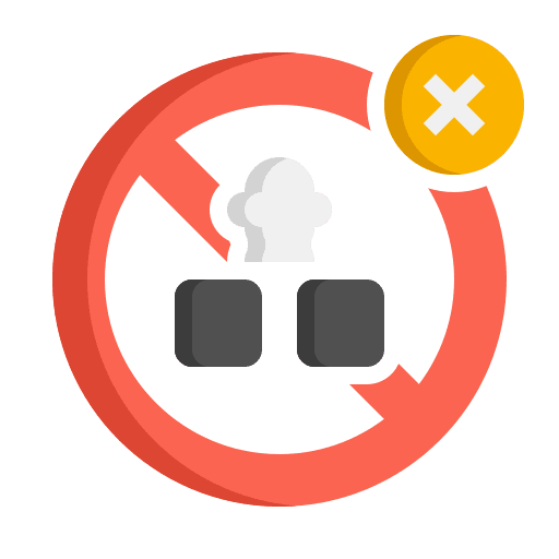 Fuels stop symbol smoke ecology icon