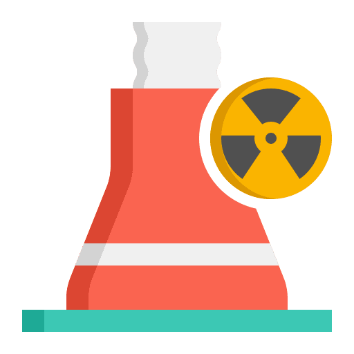Nuclear energy factory nuclear energy industry icon