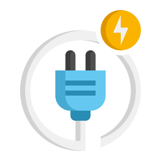 Power plug plug energy electricity icon