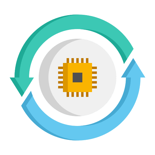 Renewable energy renewable energy reuse saving icon
