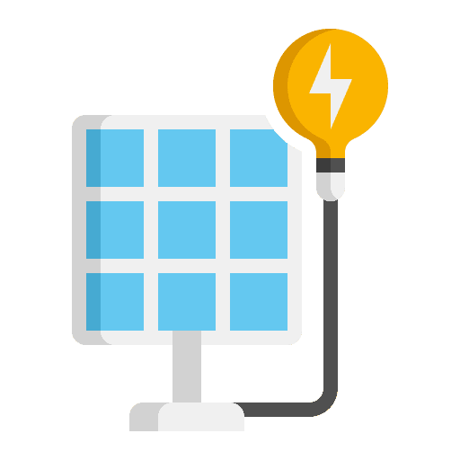 Solar energy solar energy power solar power icon