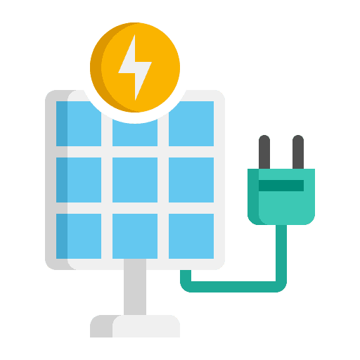 Solar panel power solar nature solar panel icon