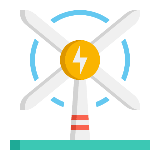 Wind energy energy wind energy save energy icon