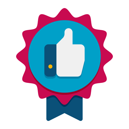 Premium quality reward award premium quality icon