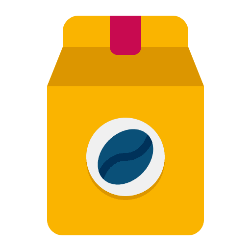 Coffee beans food drink icon
