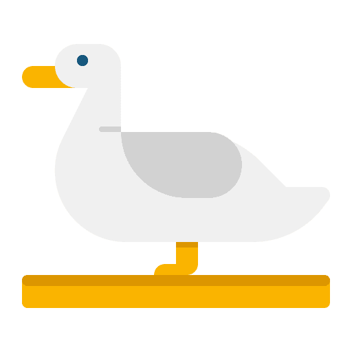 Duck zoology animals wildlife icon