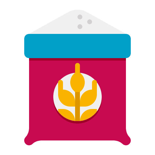 Flour food bag farming and gardening icon