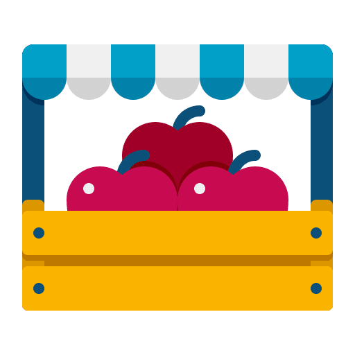 Shop vegetables farm farming icon