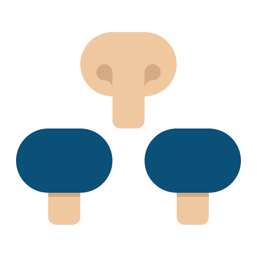 Mushroom nature autumn fall icon
