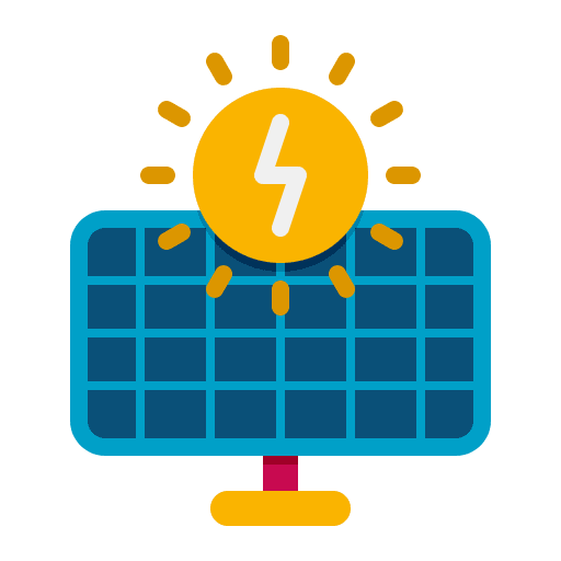 Solar energy solar panel industry solar energy icon