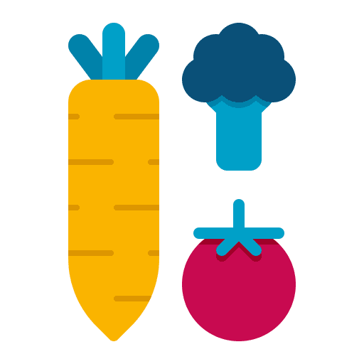 Vegetable fruit healthy food food icon