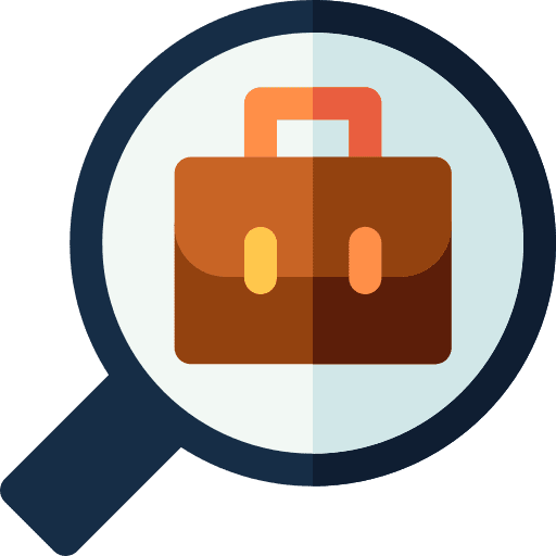 Job search recruitment search professions and jobs icon Job search recruitment search professions and jobs icon