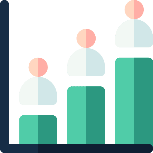 Chart professions and jobs chart workers icon Chart professions and jobs chart workers icon
