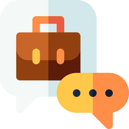 Chat chat job employee icon Chat chat job employee icon