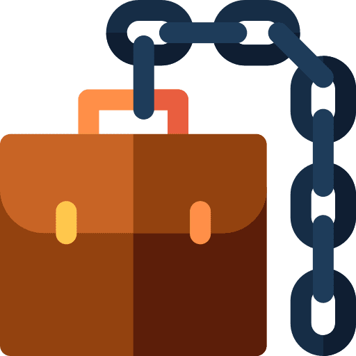 Workaholic business and finance chain workaholism icon Workaholic business and finance chain workaholism icon