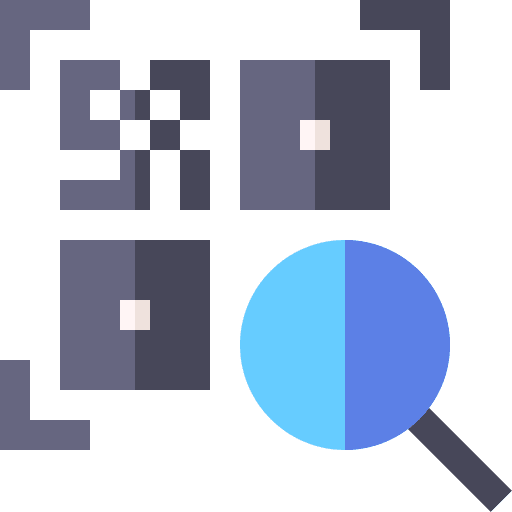 Barcode code qr quick response code icon