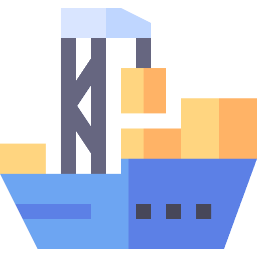 Cargo ship shipping shipping and delivery ship icon Cargo ship shipping shipping and delivery ship icon