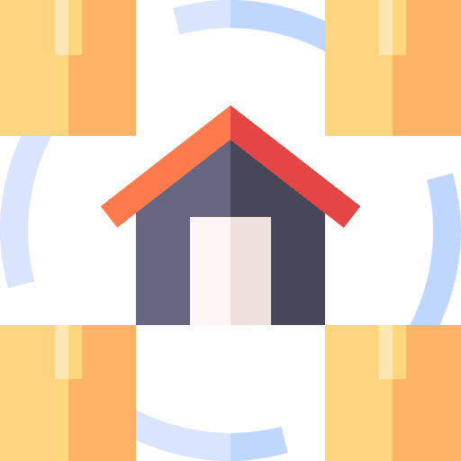 Distribution home delivery distribution shipping icon