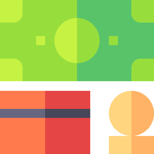 Finance coins cash finance icon