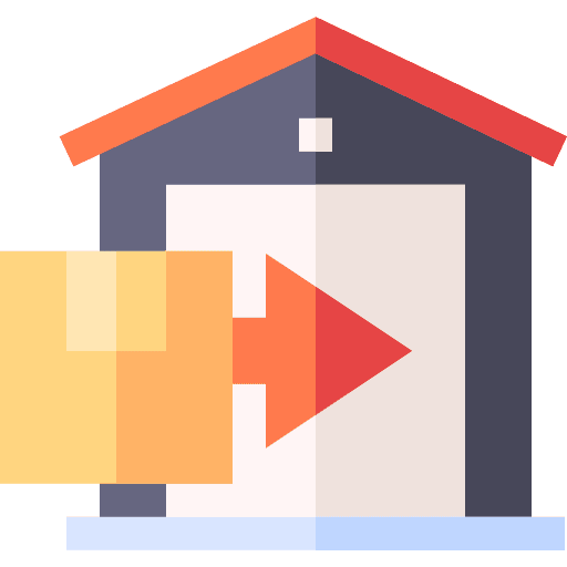 Import door parcel import icon Import door parcel import icon