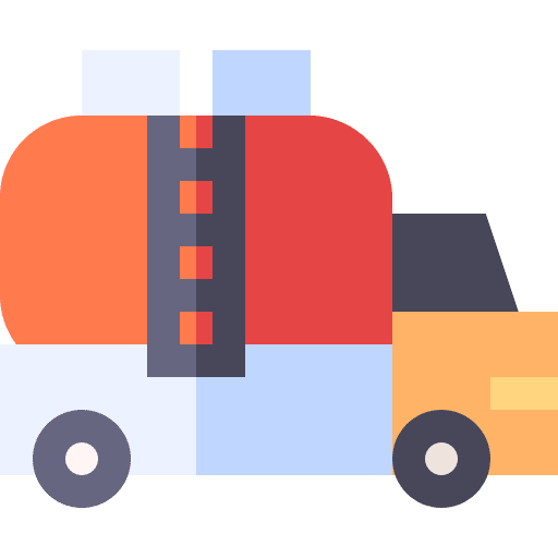 Oil truck industry oil tanker shipping and delivery icon Oil truck industry oil tanker shipping and delivery icon