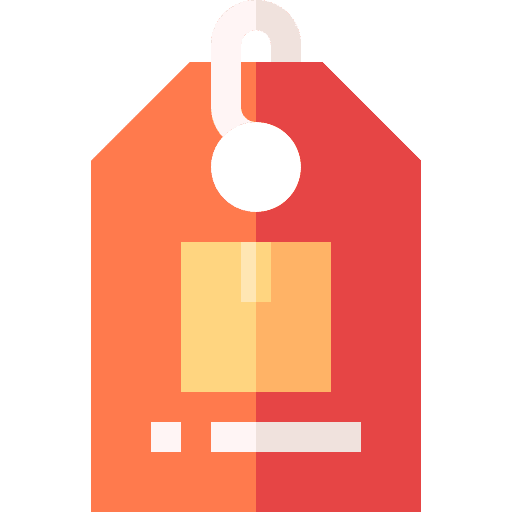 Tag cardboard box shipping delivery box icon Tag cardboard box shipping delivery box icon