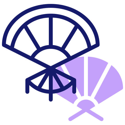 Fan fan cultures art icon