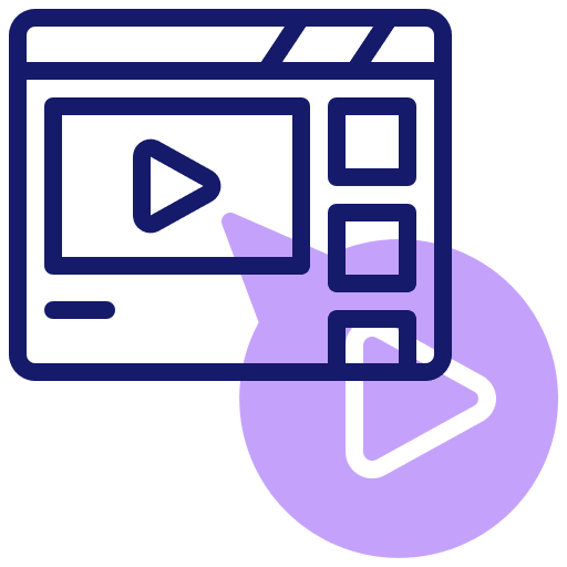 Video videos entertainment video player icon