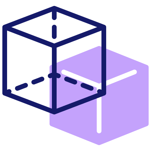 Cube 3d model cube edit tools icon