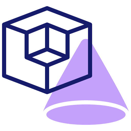 Objects cube geometry objects icon