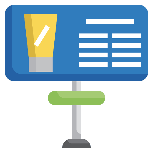 Billboard outdoor banner promotion icon