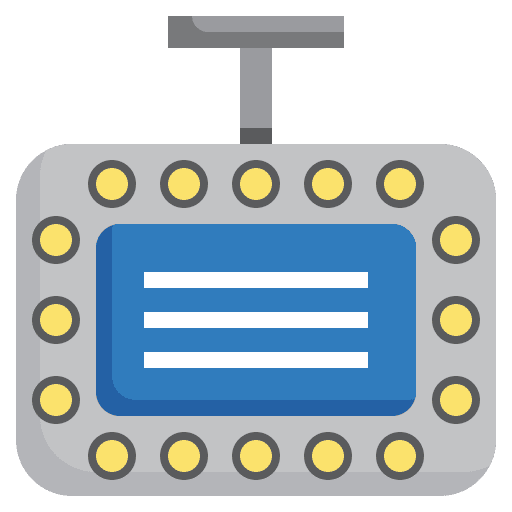 Lightbox advertising electronics marketing icon Lightbox advertising electronics marketing icon