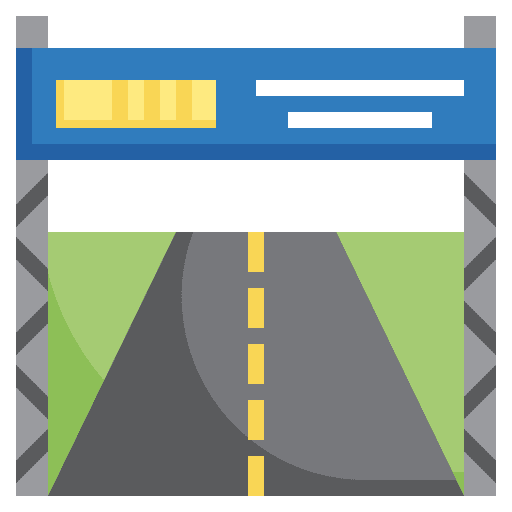 Road banner advertisement road banner playbill icon Road banner advertisement road banner playbill icon
