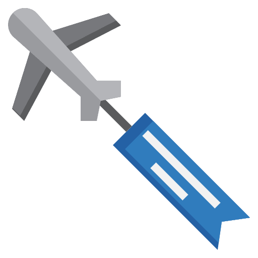 Aircraft ad hydrogen zeppelin icon Aircraft ad hydrogen zeppelin icon