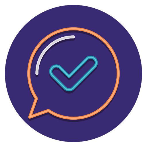 Yes customer satisfaction communications good feedback icon