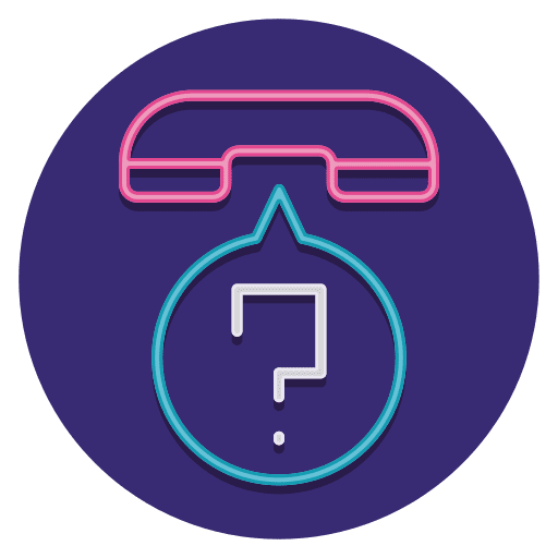 Phone survey request survey communications icon