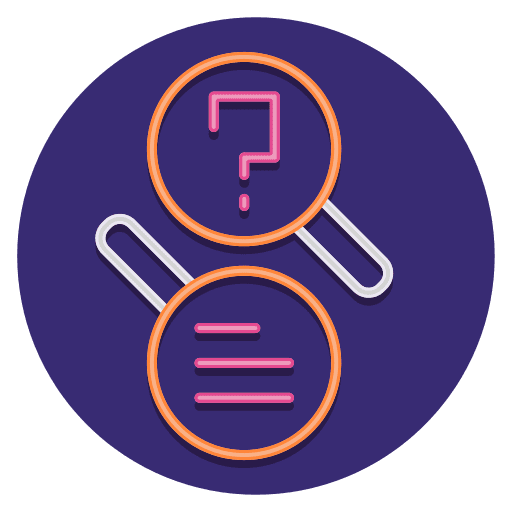 Survey marketing question tablet icon