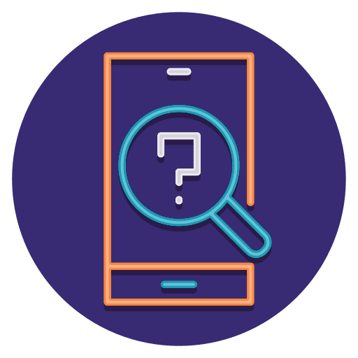Survey mobile check mark quality icon