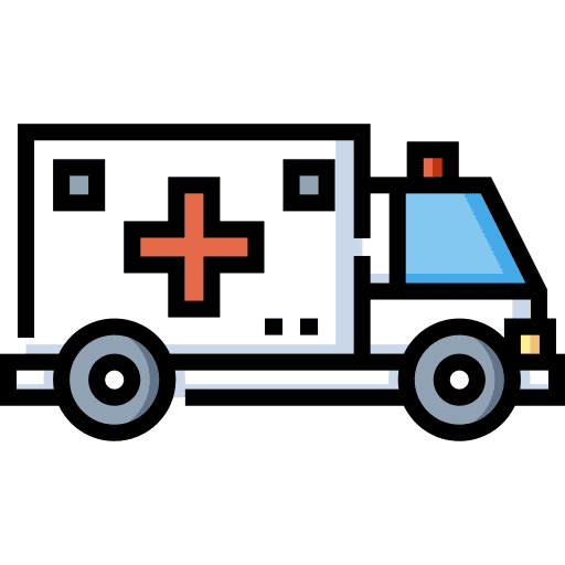 Ambulance transport automobile ambulance icon Ambulance transport automobile ambulance icon