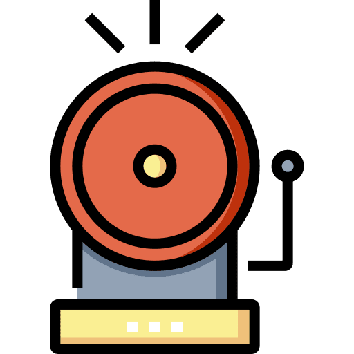 Fire alarm fire alarm warning alarm bell icon Fire alarm fire alarm warning alarm bell icon
