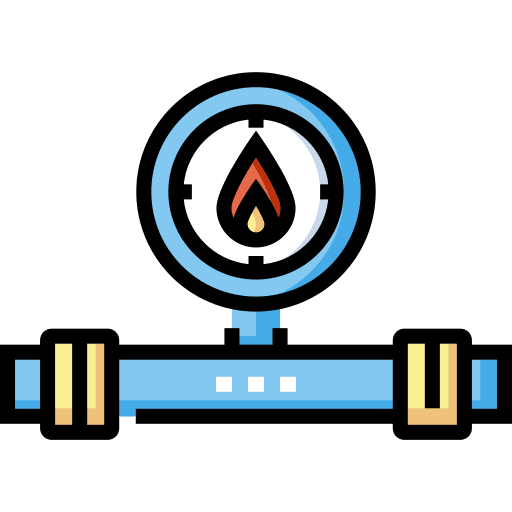 Pipe tube pipe fire icon