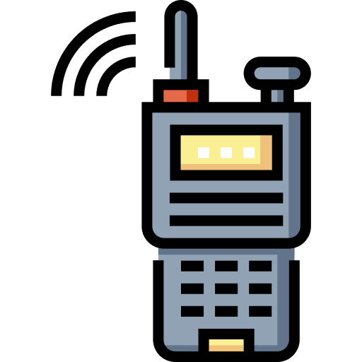 Walkie talkie frequency detective electronics icon Walkie talkie frequency detective electronics icon