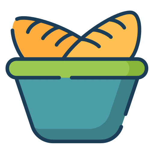 Meal ramadan basket food and restaurant icon