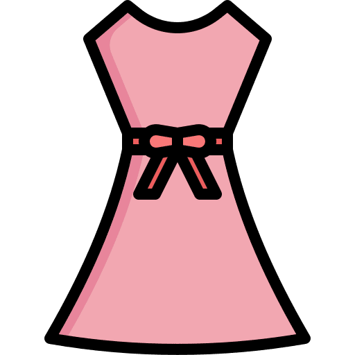 Dress garment elegant clothing icon Dress garment elegant clothing icon
