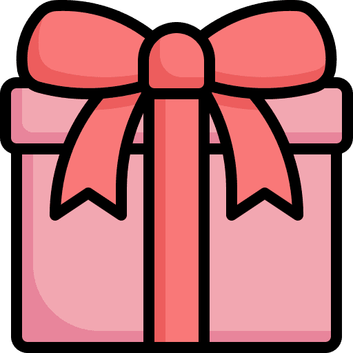 Gift present shopping center birthday and party icon
