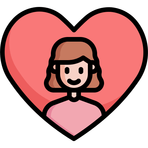 Mom woman mother love icon